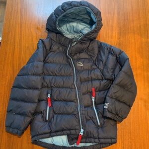 L.L. Bean Light Blue Puffer Jacket